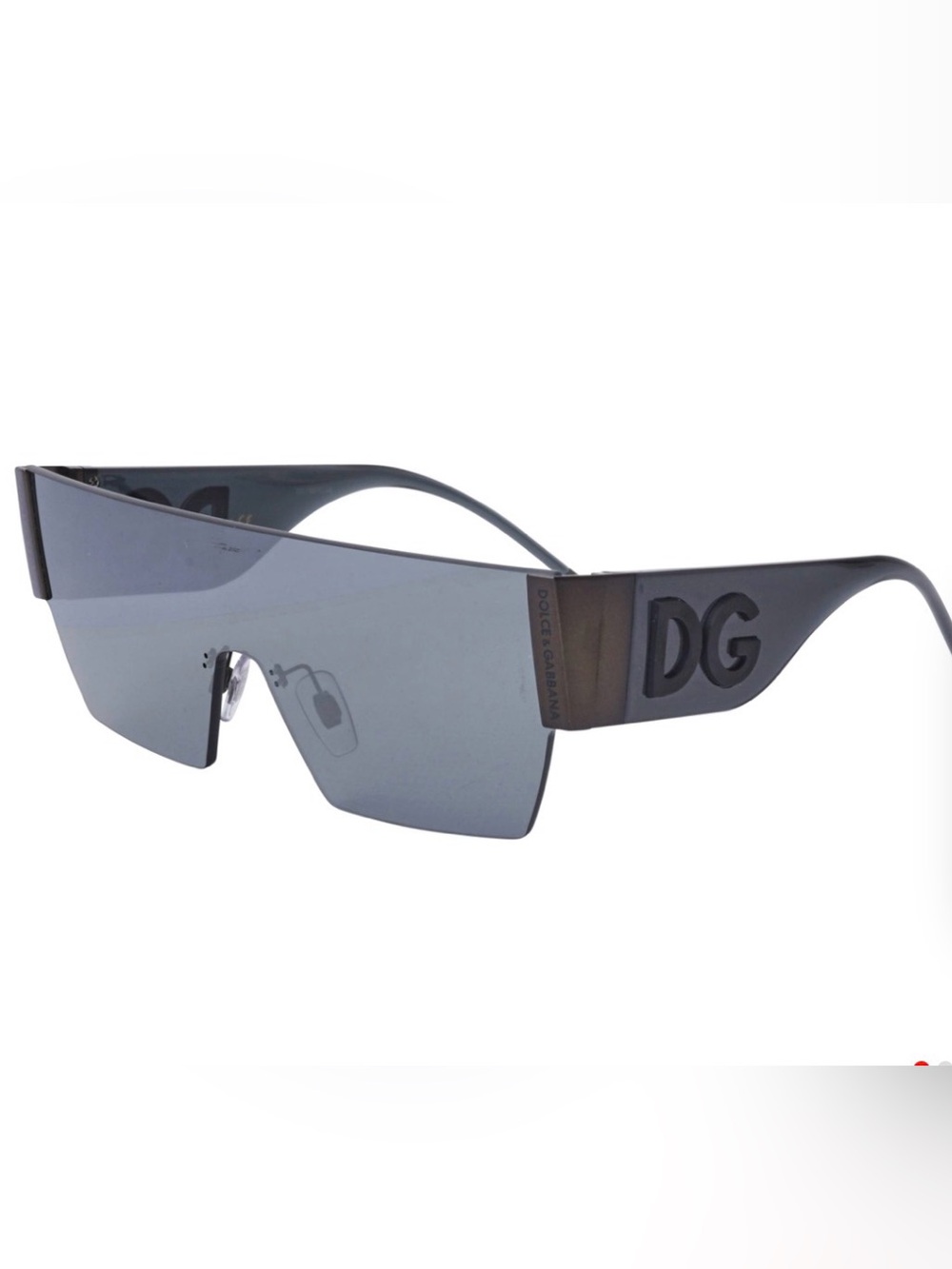 Dolce and Gabanna gray shield Sunday
